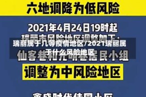 瑞丽属于几等疫情地区/2021瑞丽属于什么风险地区