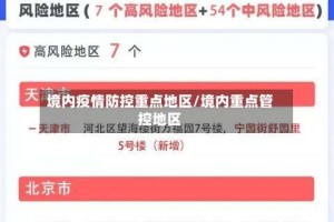 境内疫情防控重点地区/境内重点管控地区