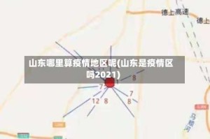 山东哪里算疫情地区呢(山东是疫情区吗2021)