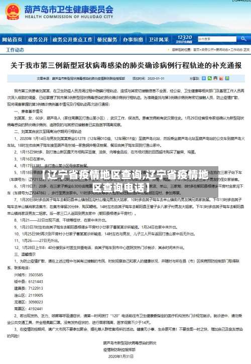 【辽宁省疫情地区查询,辽宁省疫情地区查询电话】-第1张图片