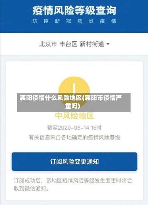 襄阳疫情什么风险地区(襄阳市疫情严重吗)-第3张图片